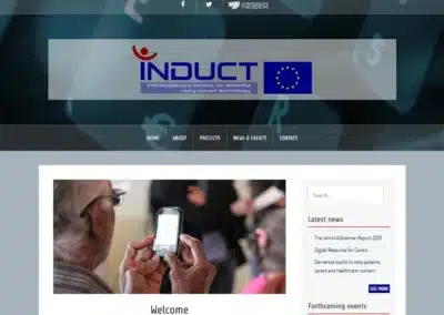 Dementia INDUCT: dementia technology research web development