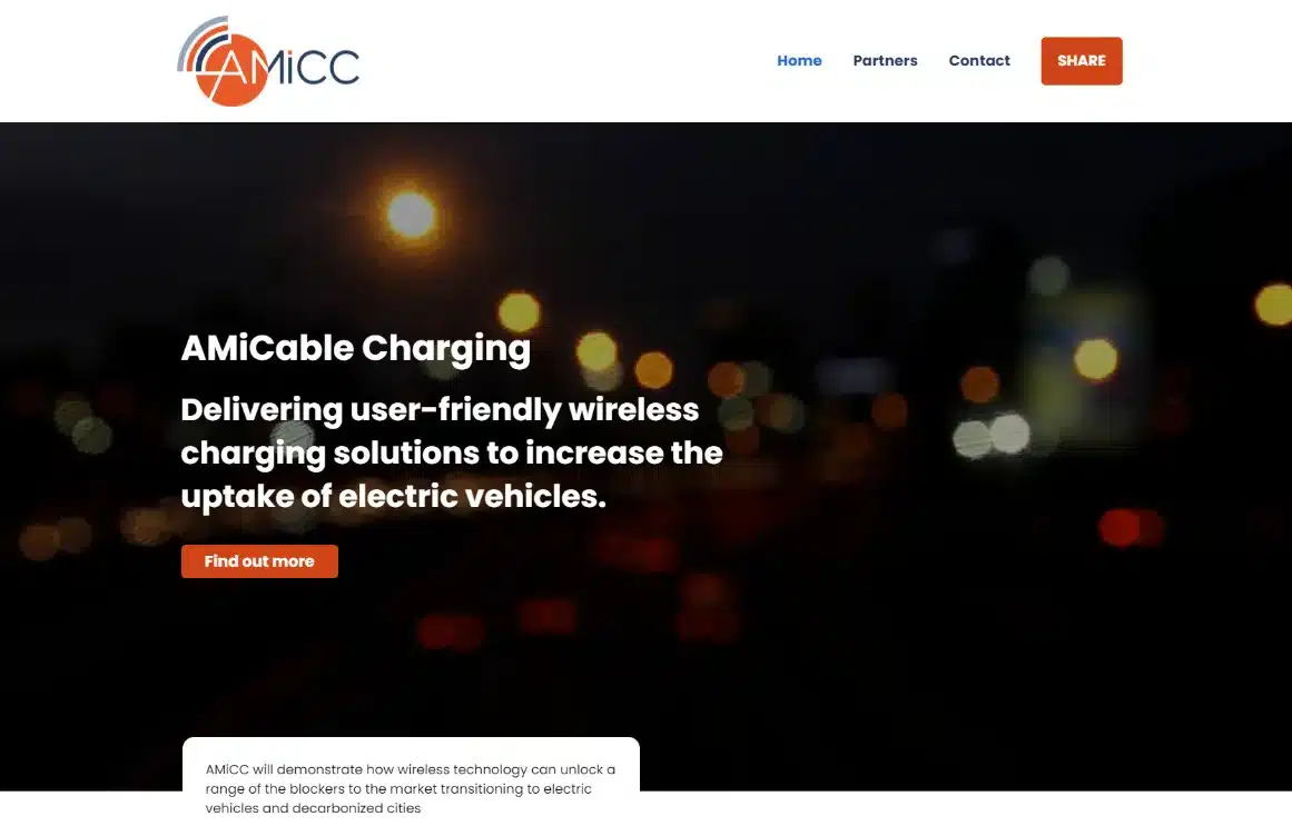 Project AMiCC: sustainability project web design
