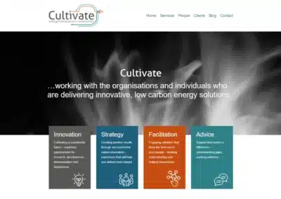 Cultivate Innovation: Consultancy web design